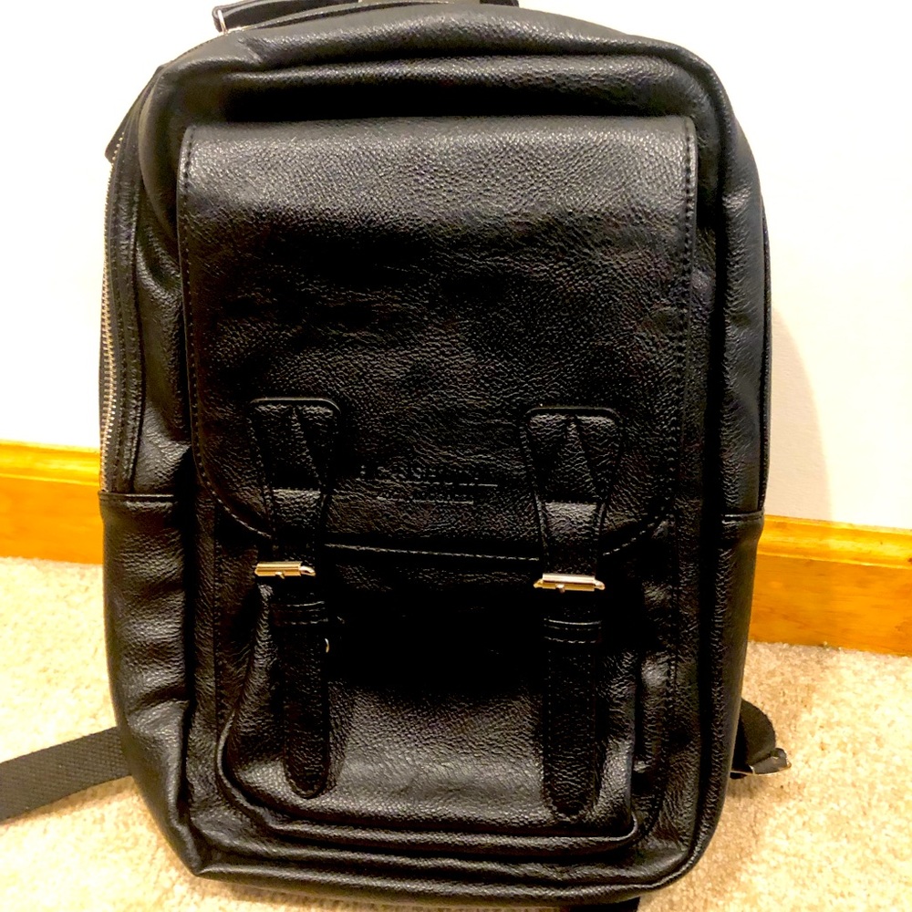 B.C. +Ishutal Leather Backpack NWT